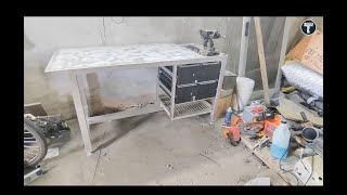 Верстак в гараж (полное видео)/Workbench in the garage (full video)