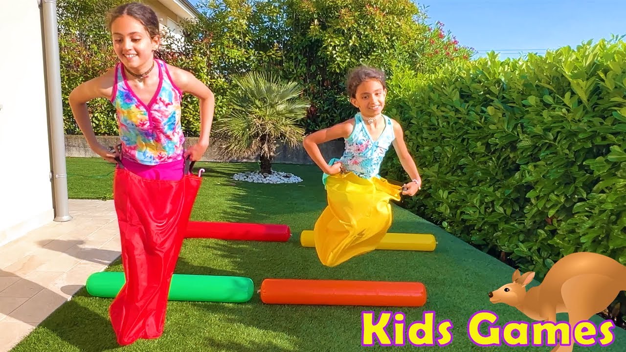 KIDS SUMMER Games - Backyard Pool Fun! kids vlogs