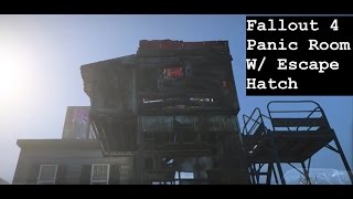 Fallout 4 Settlement Building: Panic Room w/ Escape Hatch