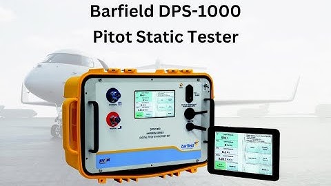Barfield DPS-1000 Pitot Static Tester, Automated, Digital PN:101-01175 - AvionTEq