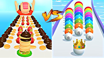 Max  Levels BallRun2048 vs Pancakes Run🔮💥: All Levels Gameplay Walkthrough Android,iOS BIG UPDATE