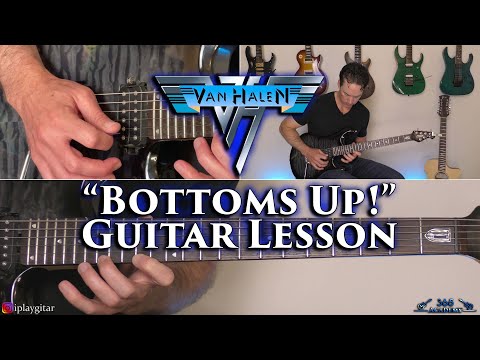 Van Halen - Bottoms Up! Guitar Lesson - YouTube