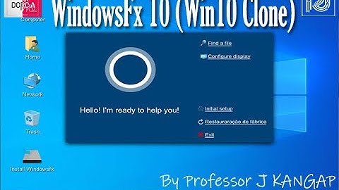 Windowsfx 1O first Look