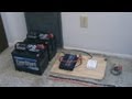 How to hook up Solar Panels (with battery bank) - simple 