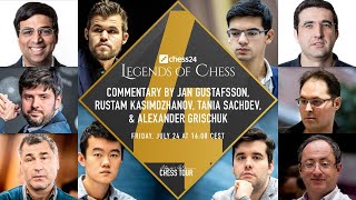 chess24 Legends 4: Carlsen grabs the sole lead