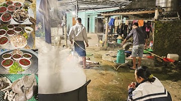 ĐẶC SẢN tiết canh bò rừng, Chào buổi sáng.