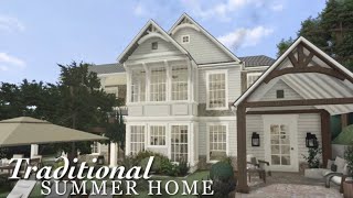 Bloxburg: Traditional Summer Home | Speedbuild | Roblox Bloxburg | Part 3