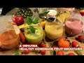 2-minutes HEALTHY HOMEMADE FRUIT SMOOTHIES | All year round smoothies