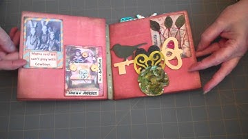 52 Mini Album Journals and Such From 52 Pieces of Paper: Project 6: Venue Album and Show and Tell.