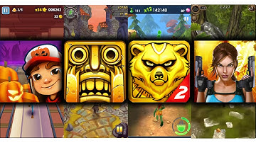 Subway Surfers Vs Temple Run 2 Sky Summit Vs Spirit Run 2   Temple Zombie Vs Lara Croft Relic Run