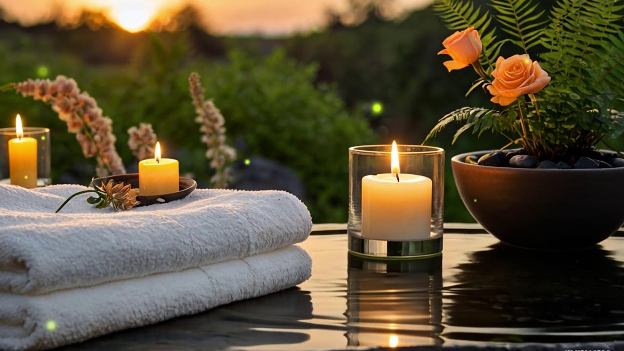 Relaxing Spa Music 🌹 Calm Your Mind Instantly, Release Stress, Insomnia Healing Piano Instrument