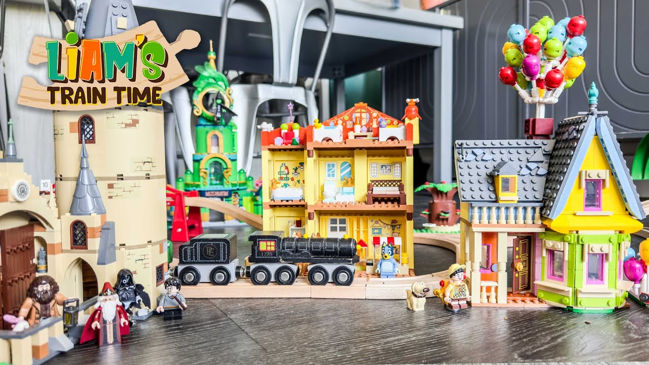 I Combined LEGO Sets with BRIO Tracks and Created a MAGICAL City!