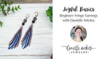 Midnight Magic Earrings! Elegant Fringe Earrings with Danielle Wickes
