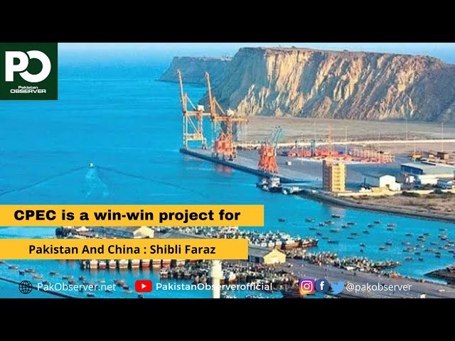 CPEC is a win win project for China and Pakistan | Pakistan Observer class=