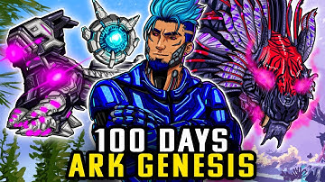 100 Days in Ark Survival Evolved Challenge [Genesis 2]