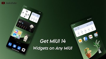 Get Exclusive MiUI 14 Widgets on any Xiaomi! ⚡