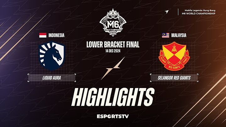 Team Liquid ID vs Selangor Red Giants HIGHLIGHTS M6 World Championship | SRG vs TLID ESPORTSTV
