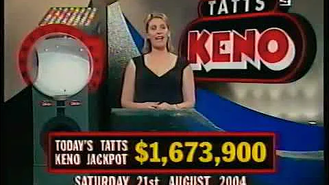 Saturday Tatts Keno Draw with Nikki McCarthy - Sat...