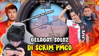 GELAGAT SOLOZ DALAM SCRIMS PMCO ! GAMEPLAY PMCO HOMEBOIS DI MIRAMAR .