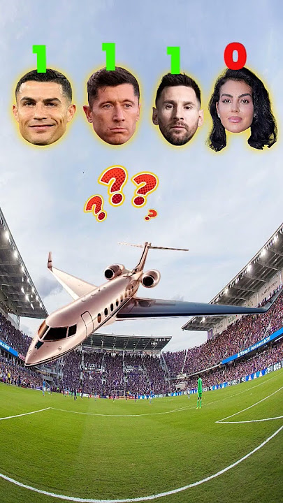 Ronaldo vs Messi vs Lewandowski vs Georgina 🔥⚽😄