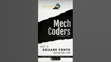 Top 10 Geometric Fonts That Will BLOW Your Mind!