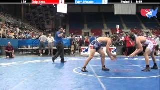 Fargo 2012 182 Rr1 Chip Ness Georgia Vs. Tyler Johnson Illinois
