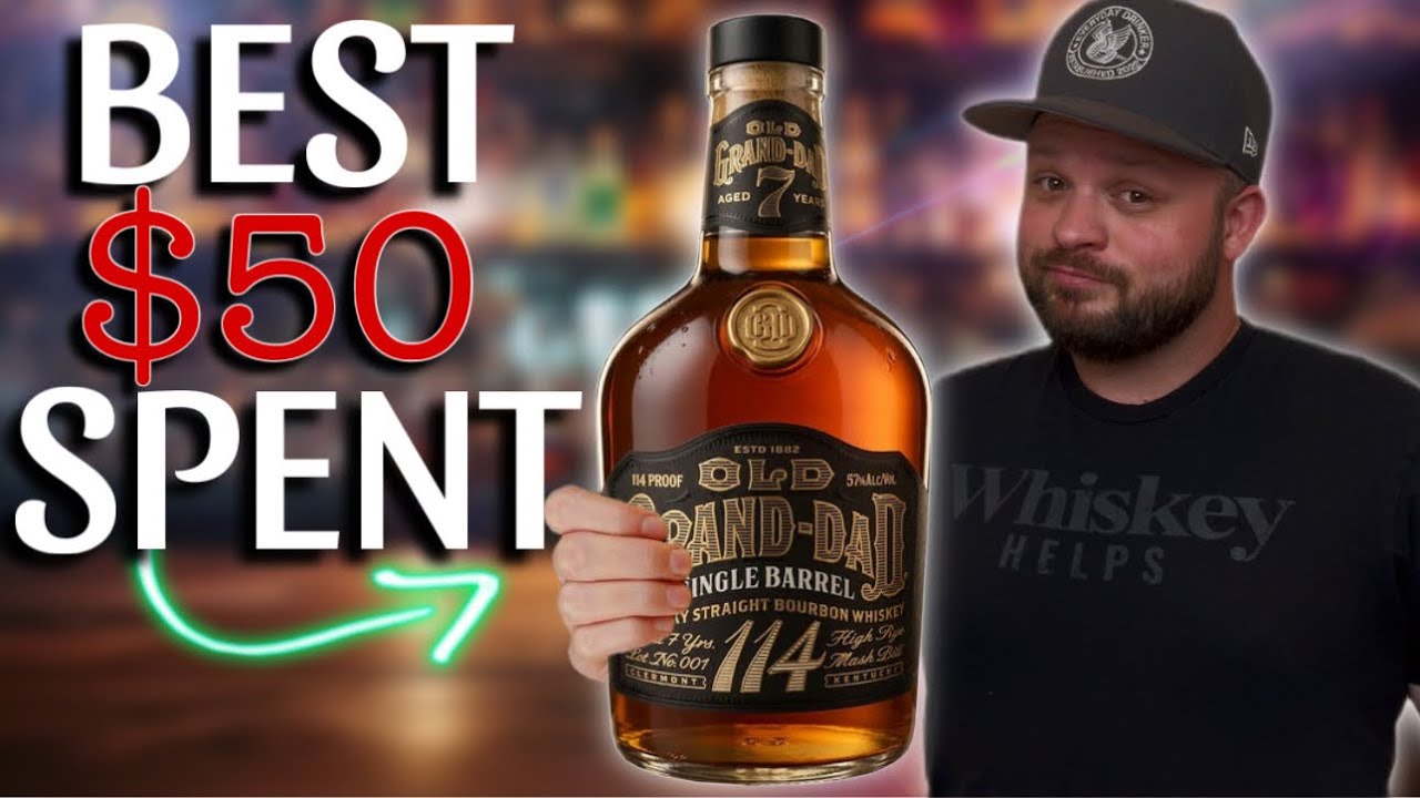 The NEW BEST $50 Bourbon Old Grand-Dad114 Single Barrel - YouTube