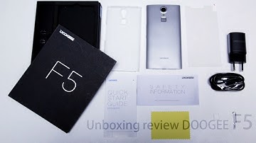 Unboxing review DOOGEE F5