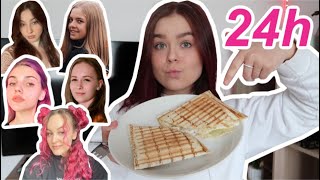 YOUTUBERI MI VYBERAJÚ 24 HODÍN JEDLO! | Cristie