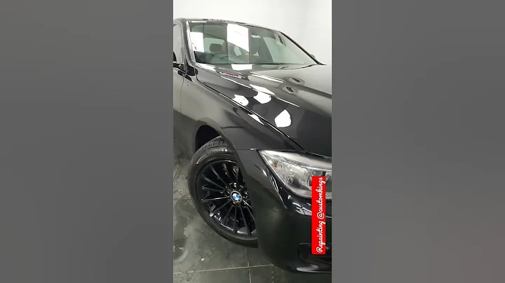 Bmw 3 series repainted using best in class products @customkings5744 #bengaluru #carpaintpolish