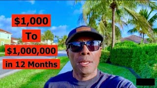 How To GROW $1,000 To $1,000,000 in 12 Months | Do This NOW