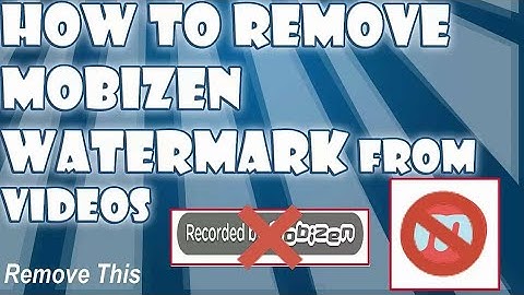 How to remove watermark and aircircle from mobizen without root.| Tanish Ahuja
