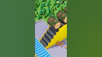 Idle Lumber Empire: 243 Logs vs New Saw #riseofcastles #viralshort