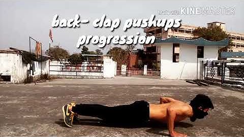 Back clap pushups progression| enliven