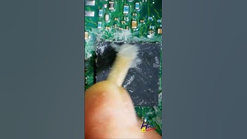 How to Remove Silicone Coating from PCB Components | Quick Tip #shorts