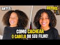 COMO CACHEAR O CABELO DO SEU FILHO | TUTORIAL PARA CRESPOS E CACHEADOS By Raphael Lorranh