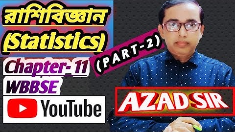 রাশিবিজ্ঞান Statistics (pt-2)- Ch-11 | Class-9 | নবম শ্রেণি | WBBSE | in Bengali (বাংলায়)