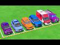 VUS GAME - TRANSPORTING POLICE CARS, FIRE DEPARTMENT, AMBULANCE VEHICLES WITH TRUCKS - FS22 #654