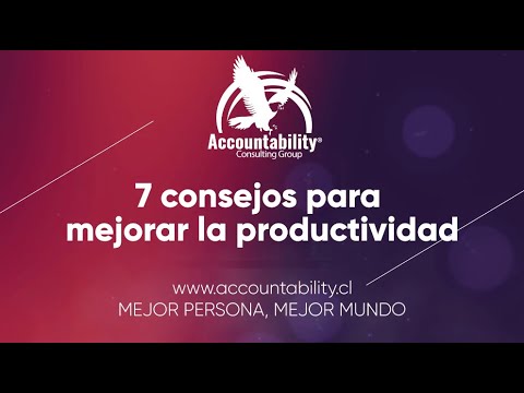 7 CONSEJOS PARA MEJORAR TU PRODUCTIVIDAD - YouTube