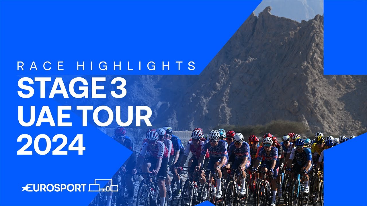 VICTORY ATOP JEBEL JAIS 🔥 | Stage 3 Highlights UAE Tour 2024 | Eurosport Cycling