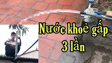 Tăng áp lực nước gấp 3 lần không cần sử dụng bơm tăng áp nếu bạn lắp thứ này vào ống nước?