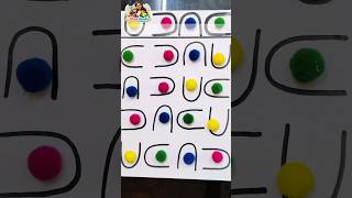 Celebrity Brain Boosting Color Coding Activity for Kids | Easy Montessori DIY Learning Game#montessori #shorts Profile