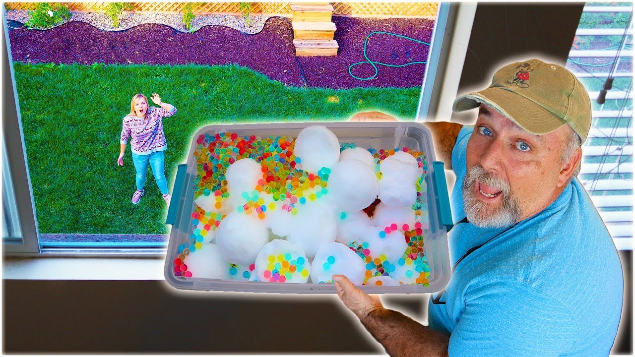 Extreme SNOWBALL & ORBEEZ PRANK On ME... PRANK GONE WRONG! How Did He Do This?!