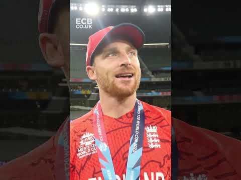 "An Incredible Feeling" | Jos The Boss 😍 #shorts #t20worldcup
