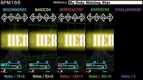 DDR / My Only Shining Star - SINGLE (DanceDanceRevolution SuperNOVA)