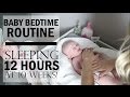 BEDTIME ROUTINE FOR BABY 2017/ SLEEPING THROUGH THE NIGHT / NIGHTTIME ROUTINE