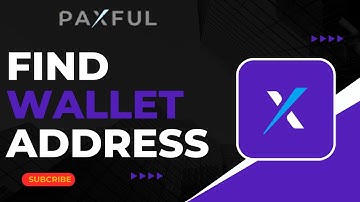 How to Find Wallet Address on Paxful !