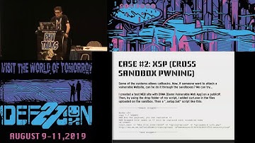 DEF CON 27 Packet Hacking Village   Cesare Pizzi    Sandbox Creative Usage For Fun and Pro...blems