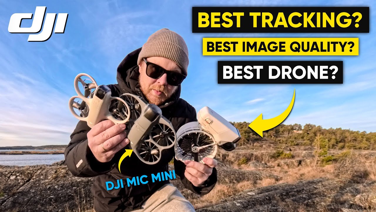 DJI NEO 2 против DJI FLIP против DJI NEO — что лучше слежение и качество изображения + DJI MIC MINI