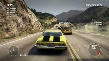 GRID 2 PC Multiplayer Race Gameplay: Tier 1 Upgraded Chevrolet Camaro Z28 in California, Big Sur